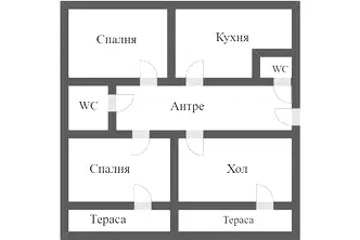 Тристаен апартамент в Изгрев, Бургас с две тераси