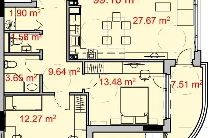 3-bedroom apartment in Burgas, Izgrev