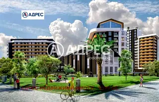 Двустаен апартамент в Бургас, Мадика с тераса и асансьор