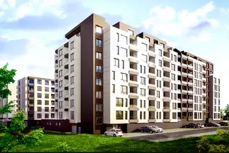 Тристаен апартамент в Мадика, Бургас с две тераси