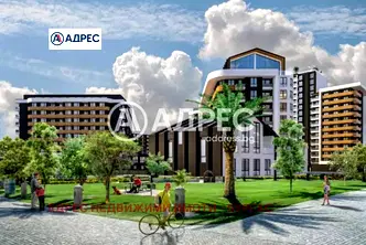 Тристаен апартамент с тераса в Мадика, Бургас