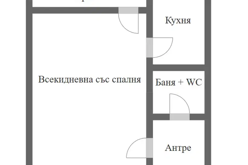 1-bedroom apartment in Burgas, Meden Rudnik - Zona A