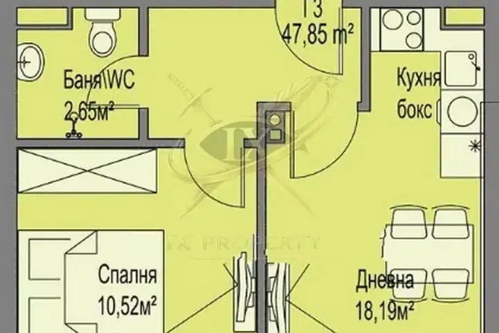 2-bedroom apartment in Burgas, Meden Rudnik - Zona A