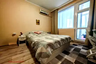 Двустаен апартамент с усвоена тераса в Меден рудник, Бургас