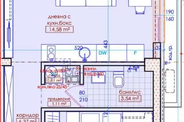2-bedroom apartment in Burgas, Meden Rudnik - Zona D