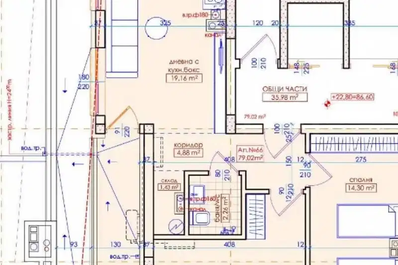 3-bedroom apartment in Burgas, Meden Rudnik - Zona D