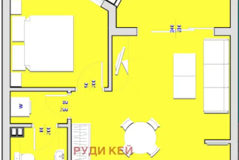 2-bedroom apartment in Varna, Byala