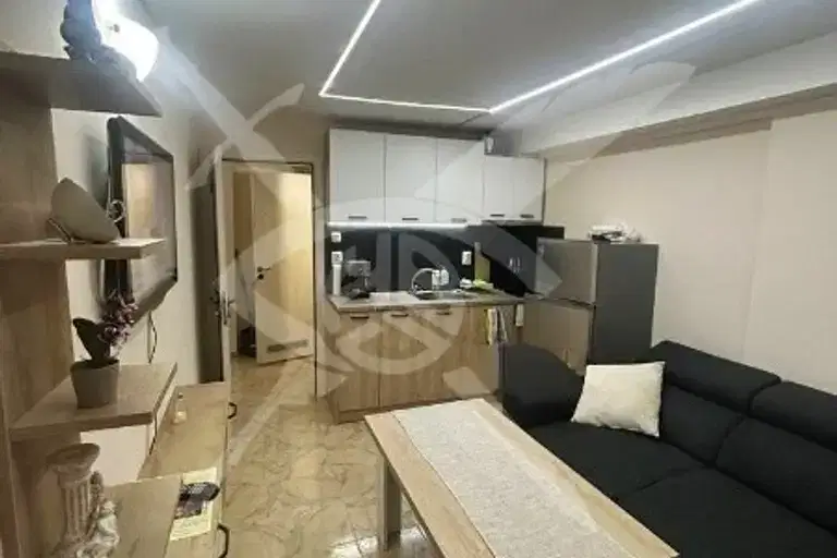 Two-room apartment in Sunny Beach resort with functional layout