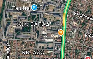 Двустаен апартамент в Пазарджик, Запад