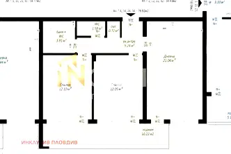 3-стаен апартамент в Беломорски, Пловдив с тераса