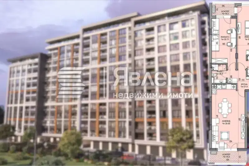 3-bedroom apartment in Plovdiv, Gagarin