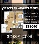 2-стаен апартамент в Христо Смирненски, Пловдив с тераса
