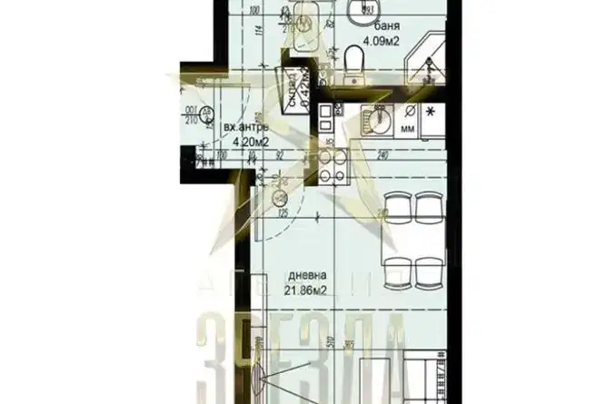 2-bedroom apartment in Plovdiv, Hristo Smirnenski