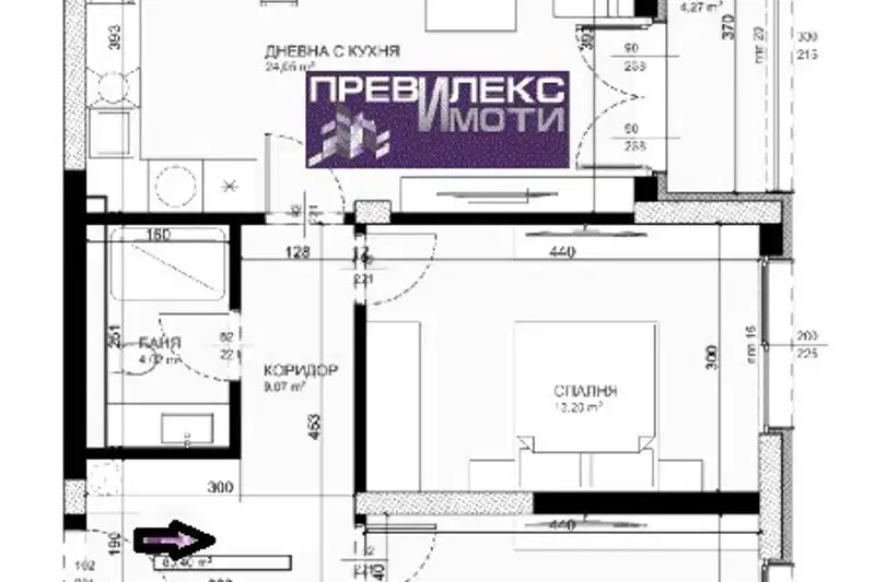 3-bedroom apartment in Plovdiv, Hristo Smirnenski