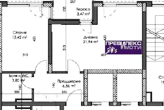 Двустаен апартамент в Каменица 2 с тераса, Пловдив