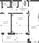 Тристаен апартамент с тераса в Каменица 2, Пловдив