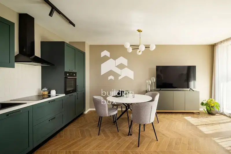 Two-room apartment in Karshiyaka with terrace and west aspect