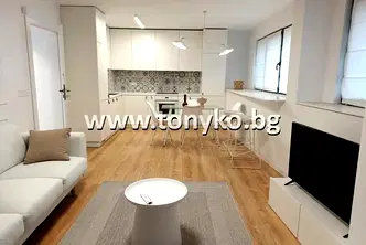 Двустаен апартамент в Кършияка с тераса и луксозно обзавеждане