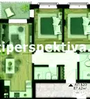 Тристаен апартамент в Кючук Париж, Пловдив с тераса