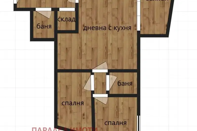 3-bedroom apartment in Plovdiv, Kyuchuk Parij