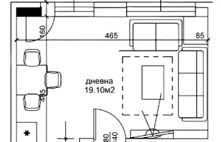 Едностаен апартамент в Пловдив, Остромила