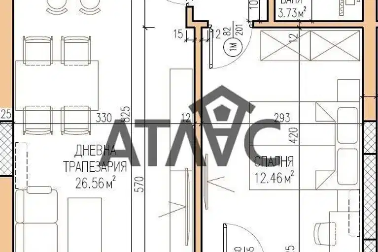 2-bedroom apartment in Plovdiv, Ostromila