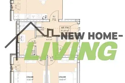 3-bedroom apartment in Plovdiv, Ostromila