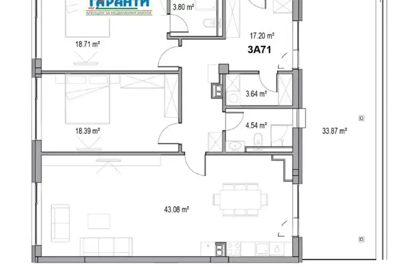 3-bedroom apartment in Plovdiv, Otdih I Kultura