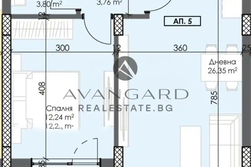 2-bedroom apartment in Plovdiv, Trakiya