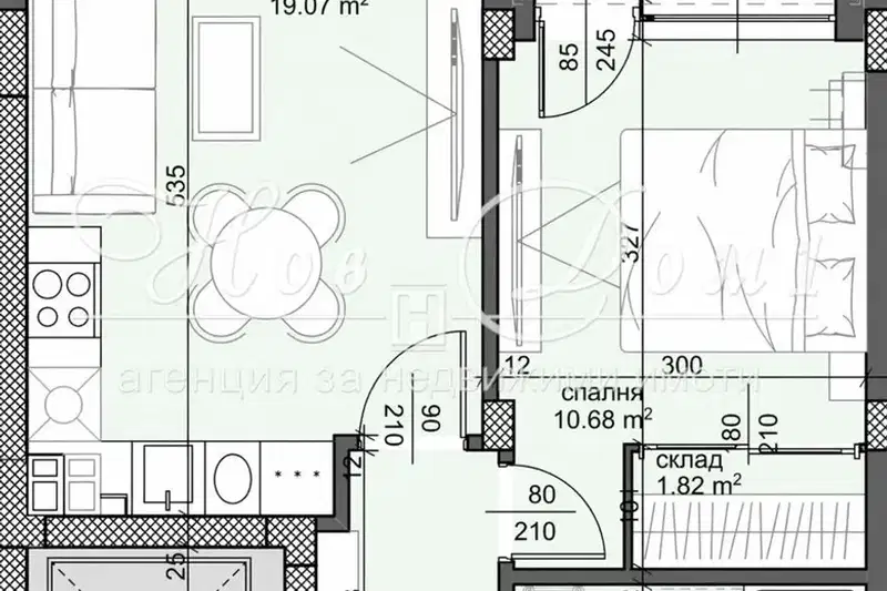 2-bedroom apartment in Plovdiv, Trakiya