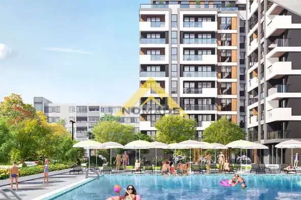 Two-room apartment with terrace in Trakia, Plovdiv