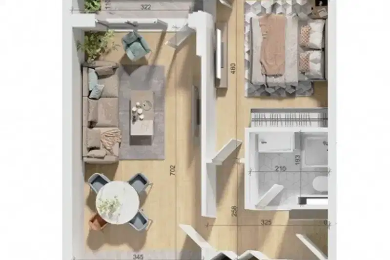 2-bedroom apartment in Plovdiv, Trakiya