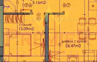 Двустаен апартамент в Пловдив, Тракия
