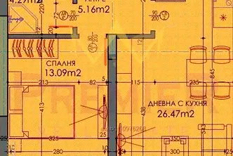 Двустаен апартамент в Пловдив, Тракия