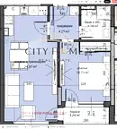 2-стаен апартамент в Тракия с тераса в Residential Park