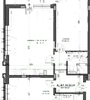 Тристаен апартамент в Тракия с тераса и изба в Пловдив
