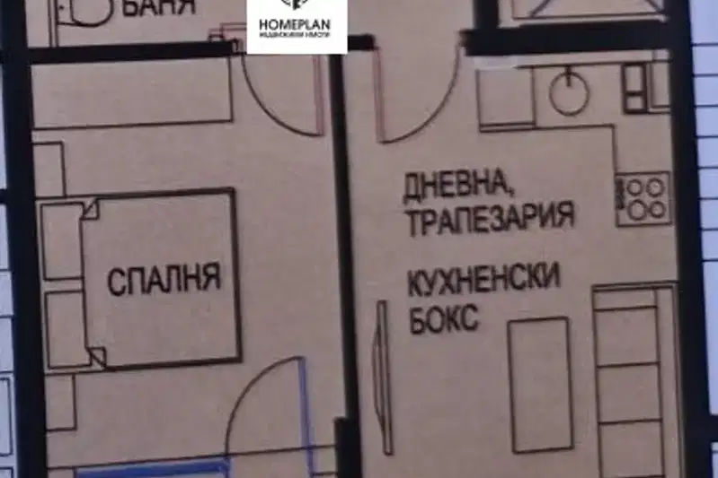 Двустаен апартамент в Бургас, Поморие