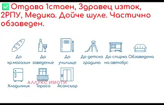 Едностаен апартамент в Русе, Здравец Изток