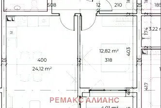 Двустаен апартамент в с. Бистрица