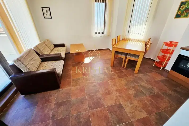 Two-room apartment with sea view in Kosharitsa village