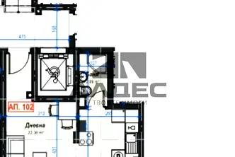 Двустаен апартамент в Банишора с паркомясто и асансьор