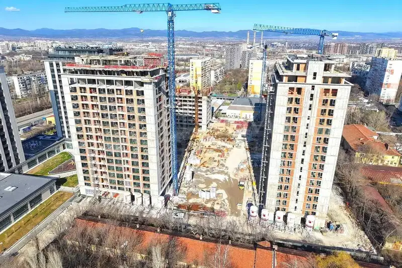 Three-room apartment with panoramic view in Banishora, Sofia