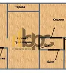 Просторен 3-стаен апартамент в Белите брези с две тераси