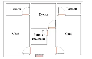 Двустаен апартамент в София, Борово