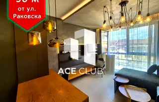 Двустаен апартамент в Център, София с тераса и асансьор