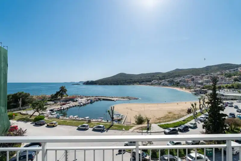 2-стаен апартамент с морска панорама в Кавала, Каламица