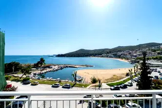 2-стаен апартамент с морска панорама в Кавала, Каламица