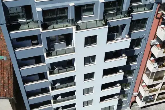 Two-room apartment in Center, Sofia with terrace and parking