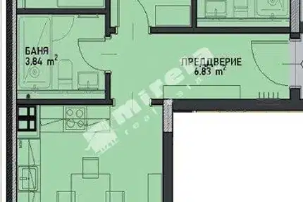 Тристаен апартамент с две бани в Център, София