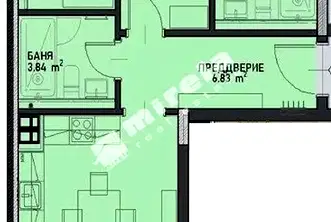 Тристаен апартамент с две бани в Център, София